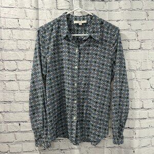 Ladies Loft long sleeve button down shirt Size M